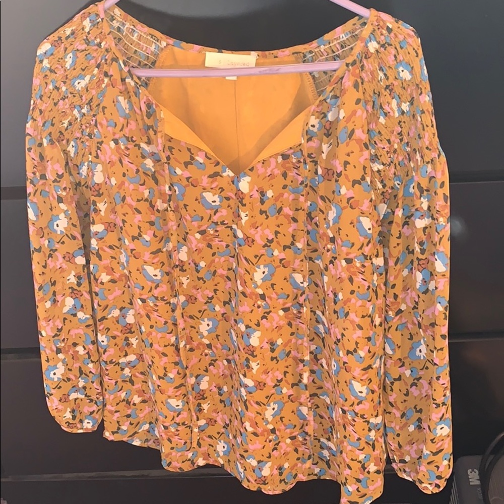 &. Layered blouse